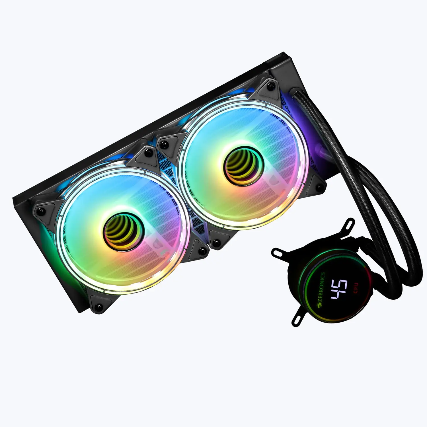 Zebronics Zeb-AIO240TB / AIO240TW (240mm) — 240mm AIO Liquid CPU Cooler