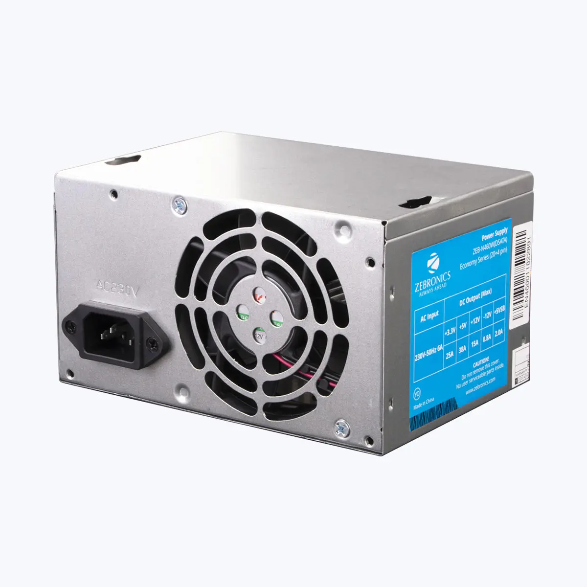 Zebronics ZEB-ML450W DSATA 450W — Uncertified Flex ATX Non-Modular Power Supply