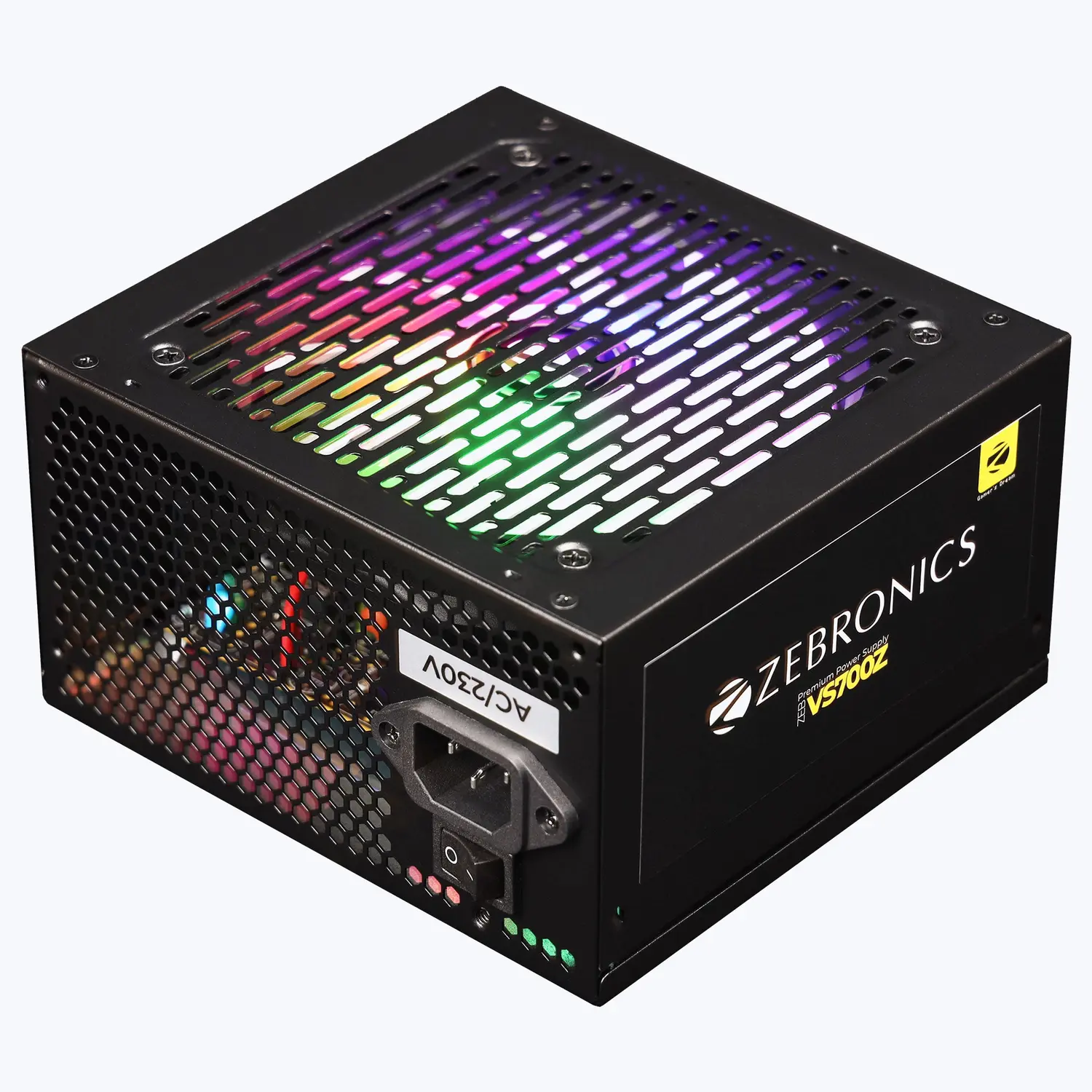 Zebronics ZEB-VS700Z (White) 700W — Uncertified Non-Modular Power Supply (White)