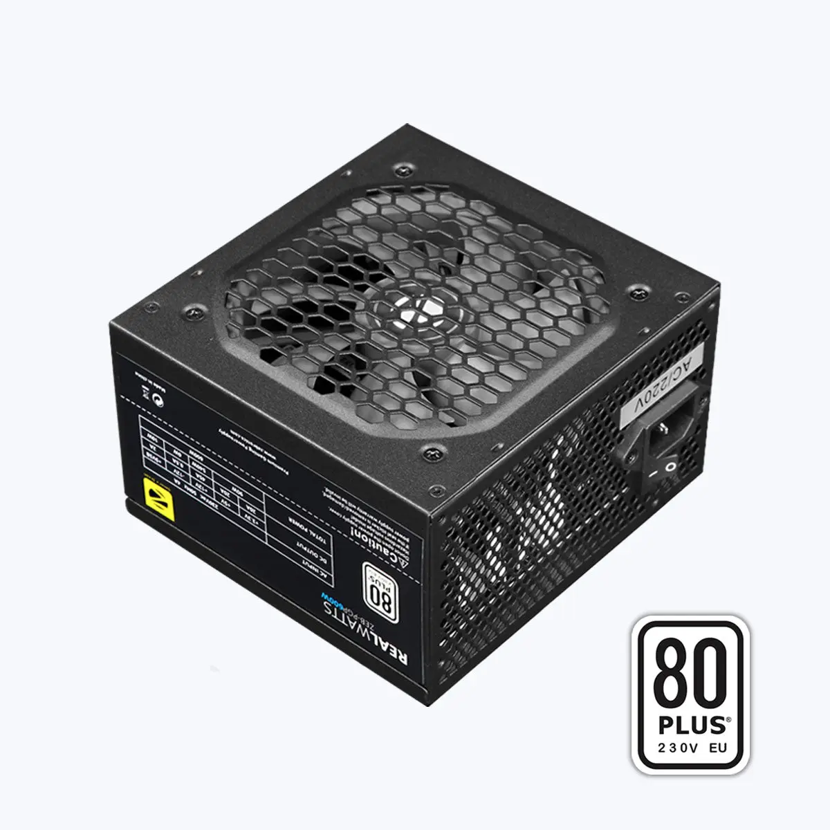 Zebronics ZEB-PGP600W 600W — 80+ Bronze Non-Modular Power Supply
