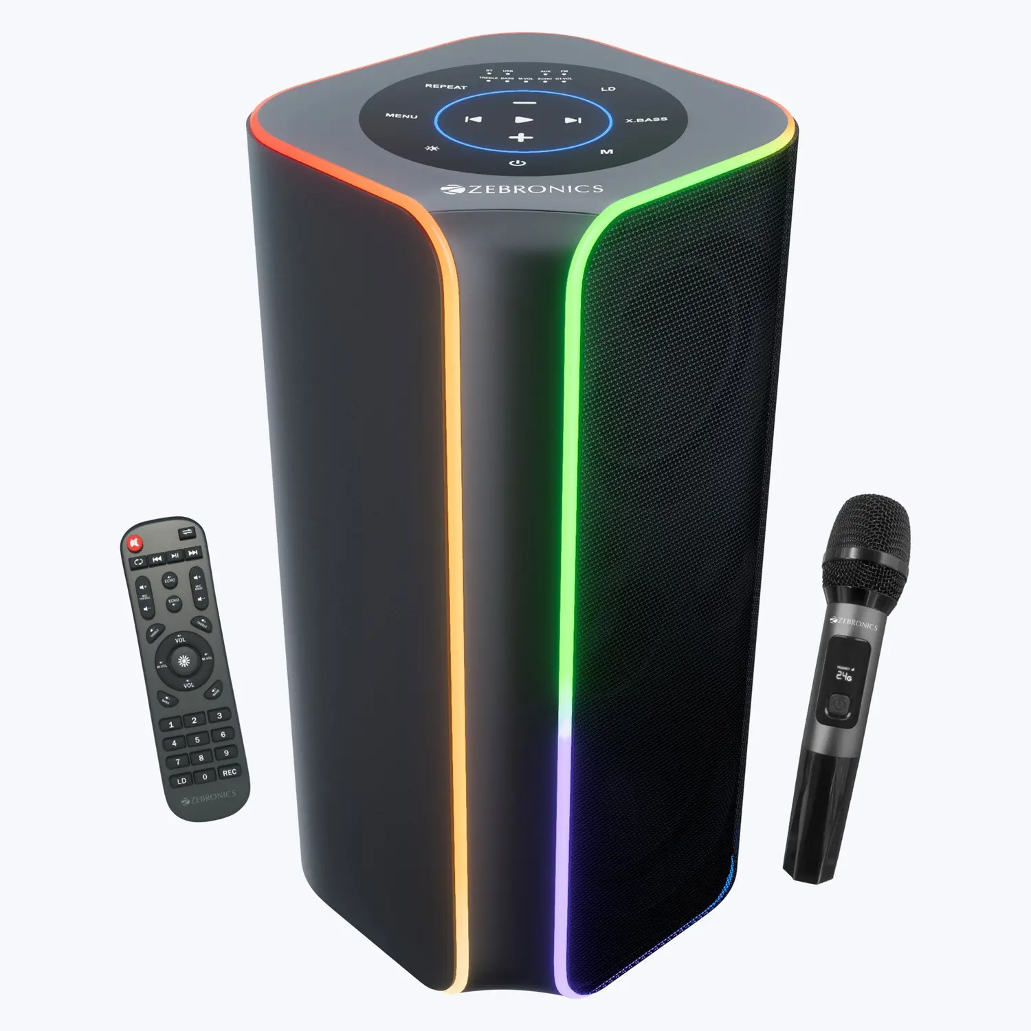 ZEBRONICS Party Fyre 700 — Bluetooth Speaker, 120 W, 6 H