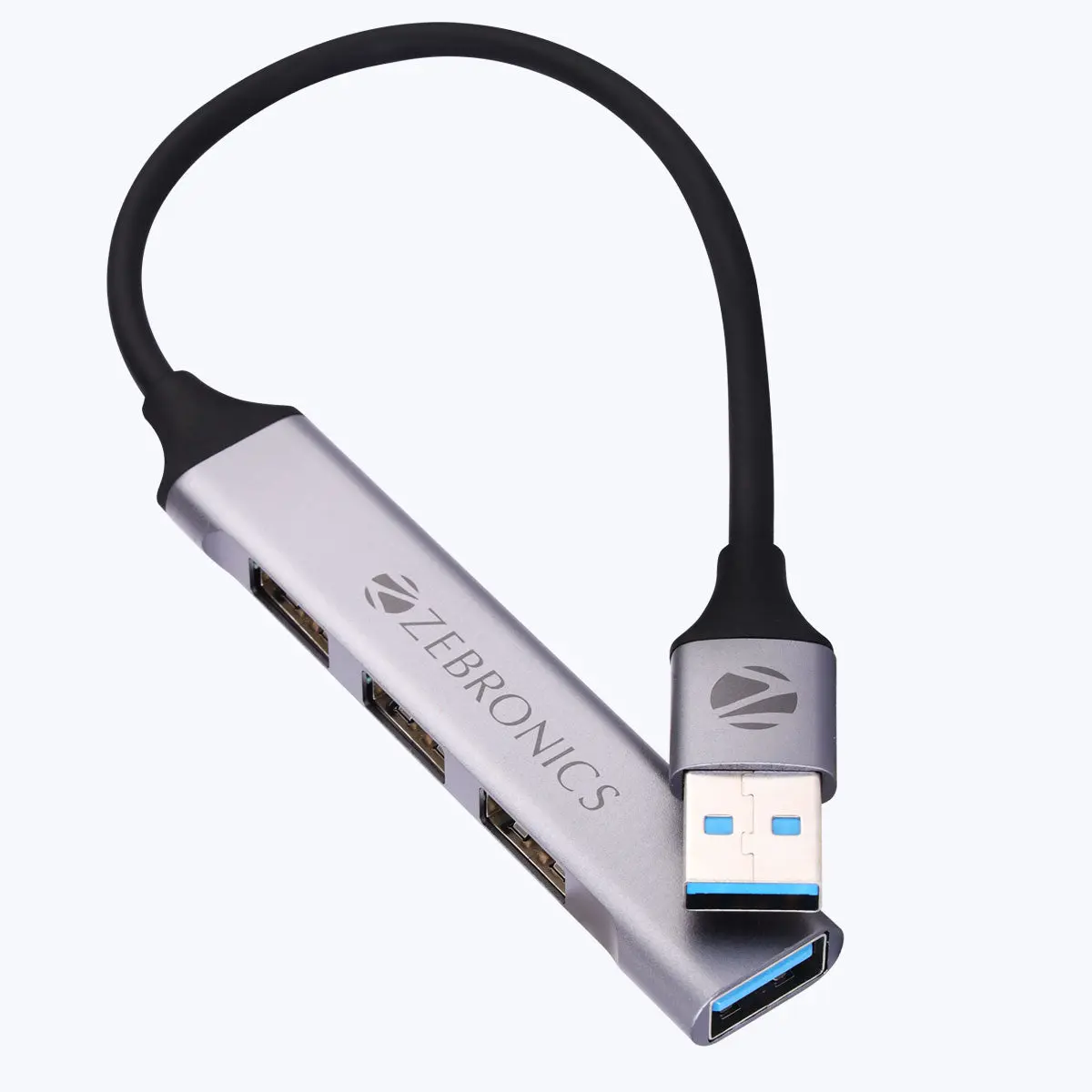 Zebronics ZEB-200HB 4-Port USB 3.0 Hub — 4x USB 3.0, USB 3.0
