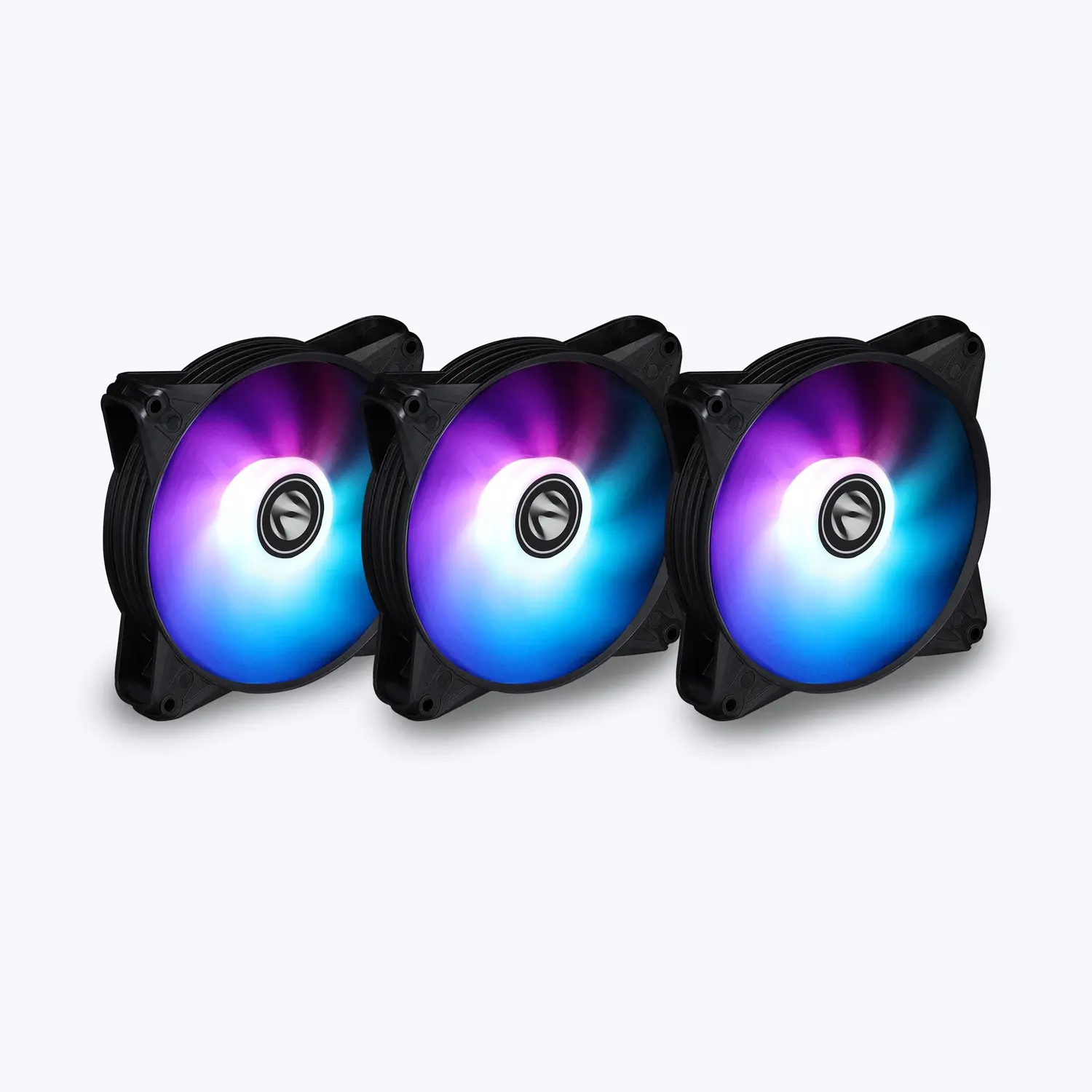 Zebronics PGF600 B/W Chassis Fan (3-pack) — Standalone aftermarket case fan (3-pack), 120mm x 3