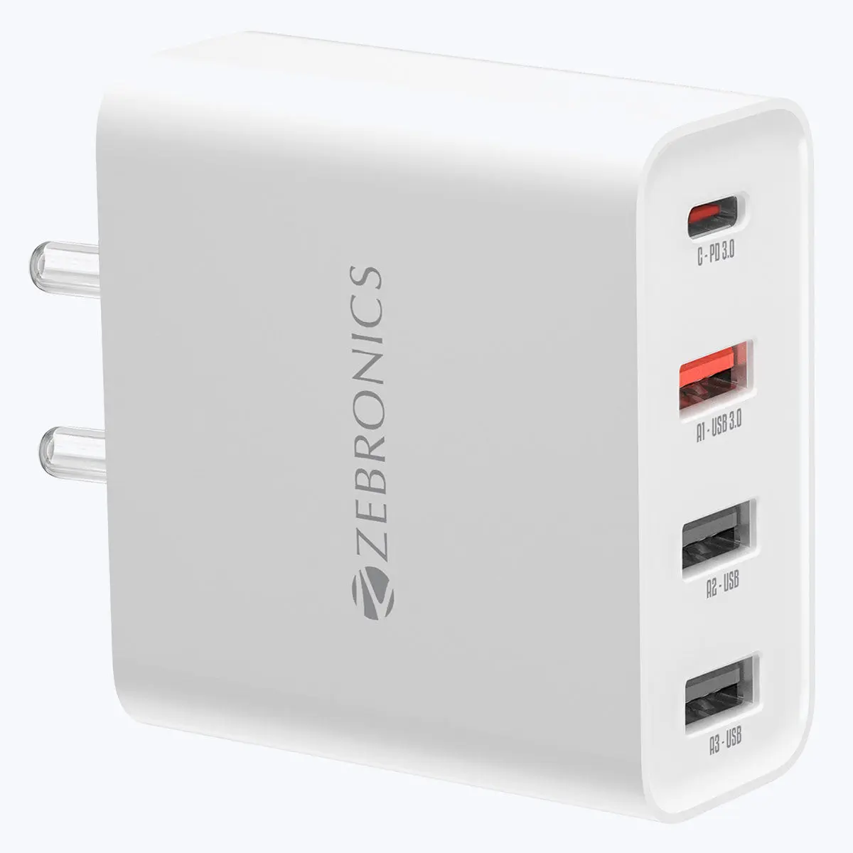 Zebronics ZEB-RC45A (45W 4-Port Charger)