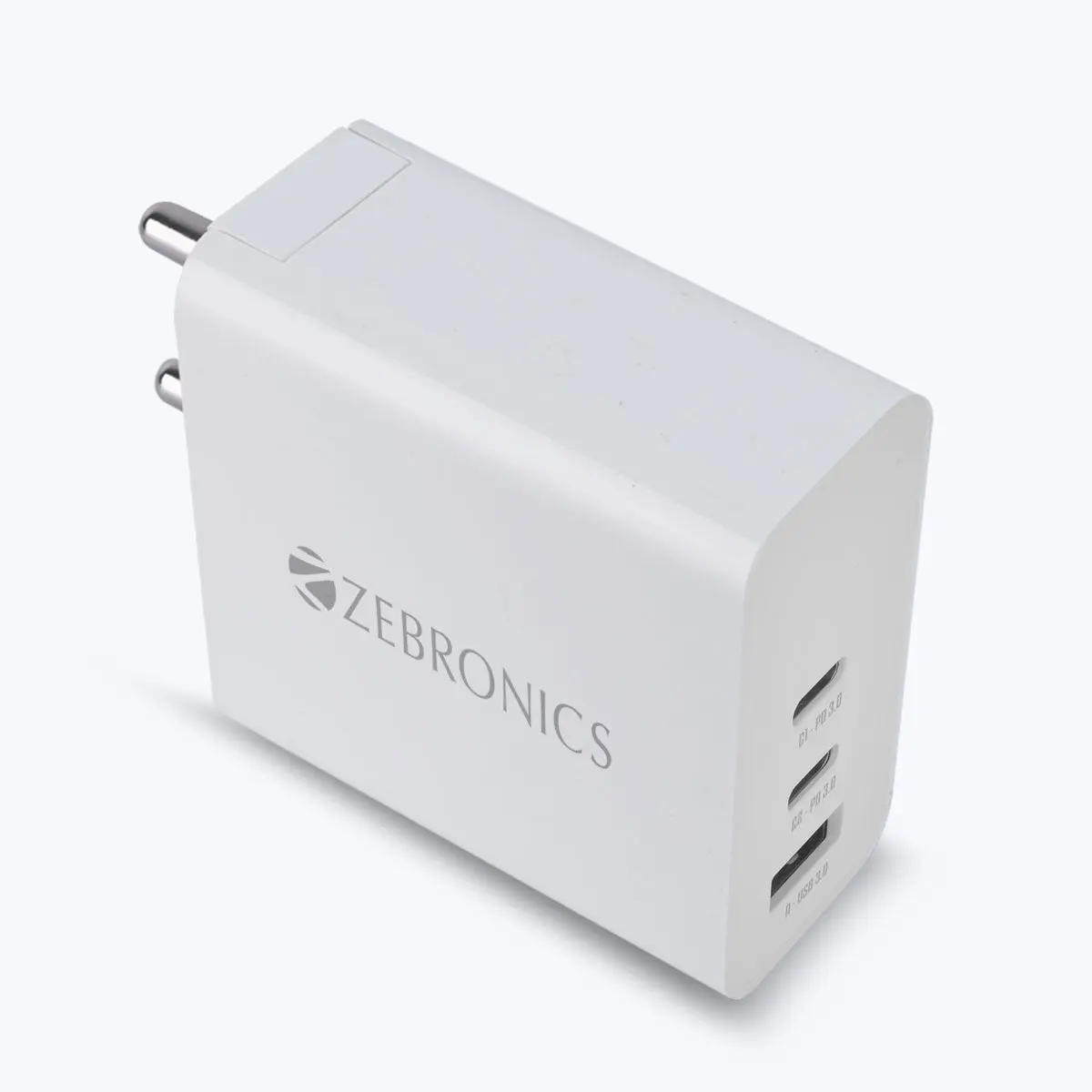 Zebronics ZEB-RC65A (65W GaN 3-in-1 Charger)