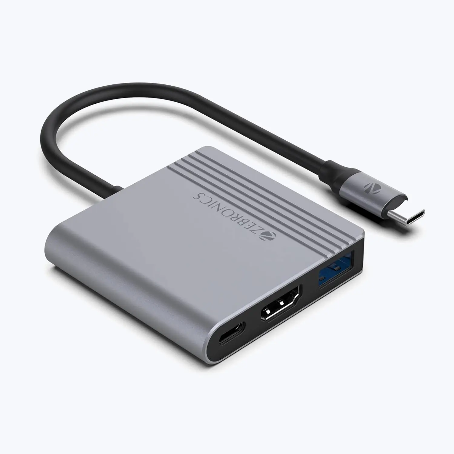 Zebronics ZEB-TA600 3-in-1 Type-C Adapter
