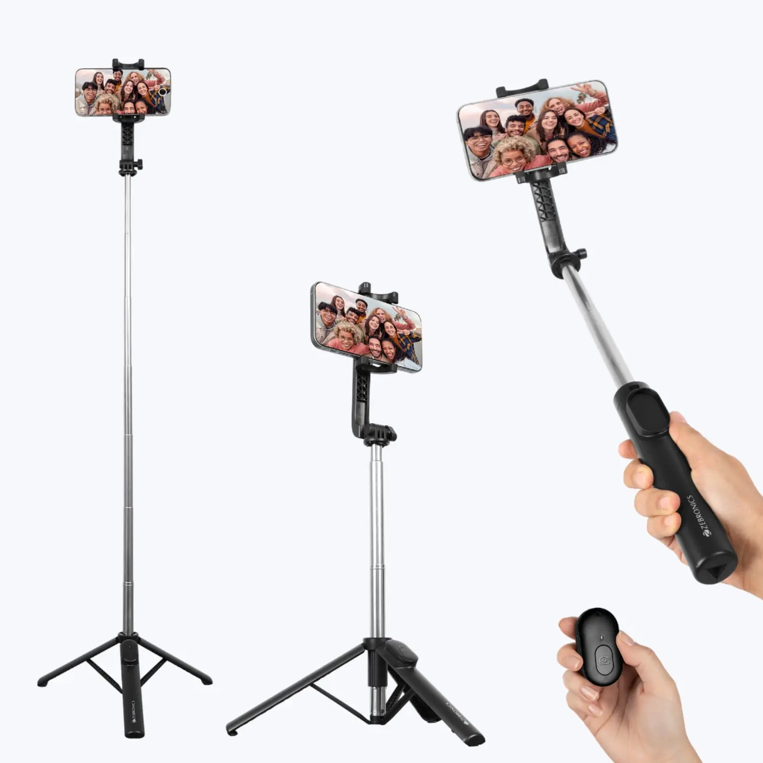 Zebronics Moments 100 Extendable Selfie Stick