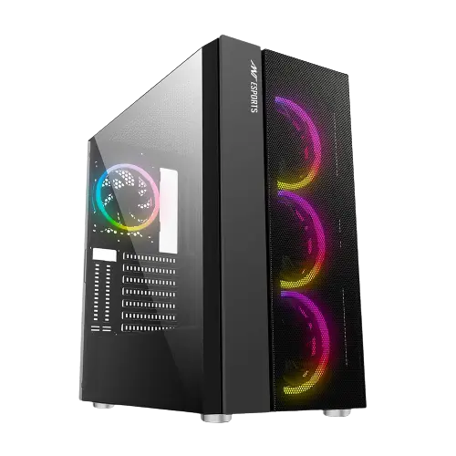 Ant Esports ICE-511MT — Mid Tower PC Cabinet (E-ATX)