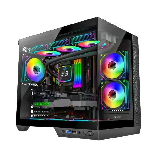 Ant Esports Crystal X4 — Mid Tower PC Cabinet (ATX)