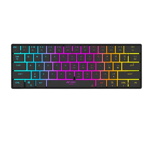Ant Esports MK1500 Mini — Wireless Keyboard, RGB, 2.4 GHz wireless, 60% mini