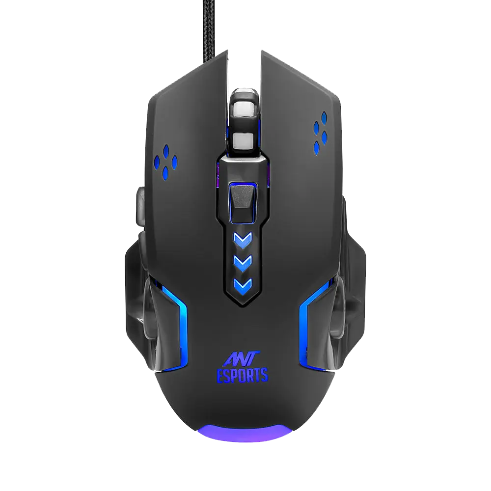 Ant Esports GM70 — Wired Gaming Mouse, 3,600 DPI, RGB