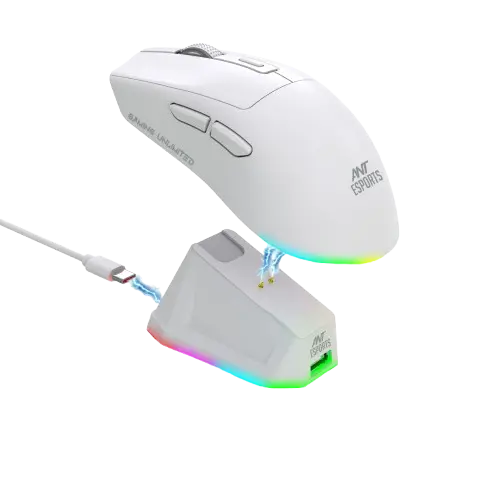 Ant Esports GM810 Pro — Multi-device Wireless Gaming Mouse, 7,200 DPI, RGB