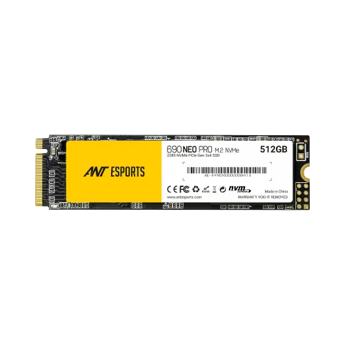 Ant Esports 690 Neo Pro 512 GB PCIe 3.0 NVMe M.2 2280 SSD