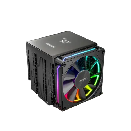 Ant Esports V8 Digital ARGB Dual Tower — Dual-Tower CPU Air Cooler, ARGB