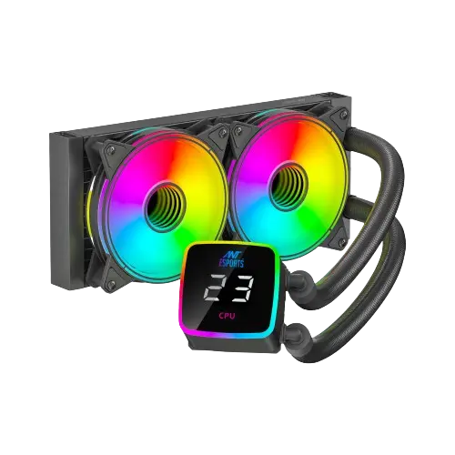 Ant Esports ICE-Flow 240 ARGB — 240mm AIO Liquid CPU Cooler