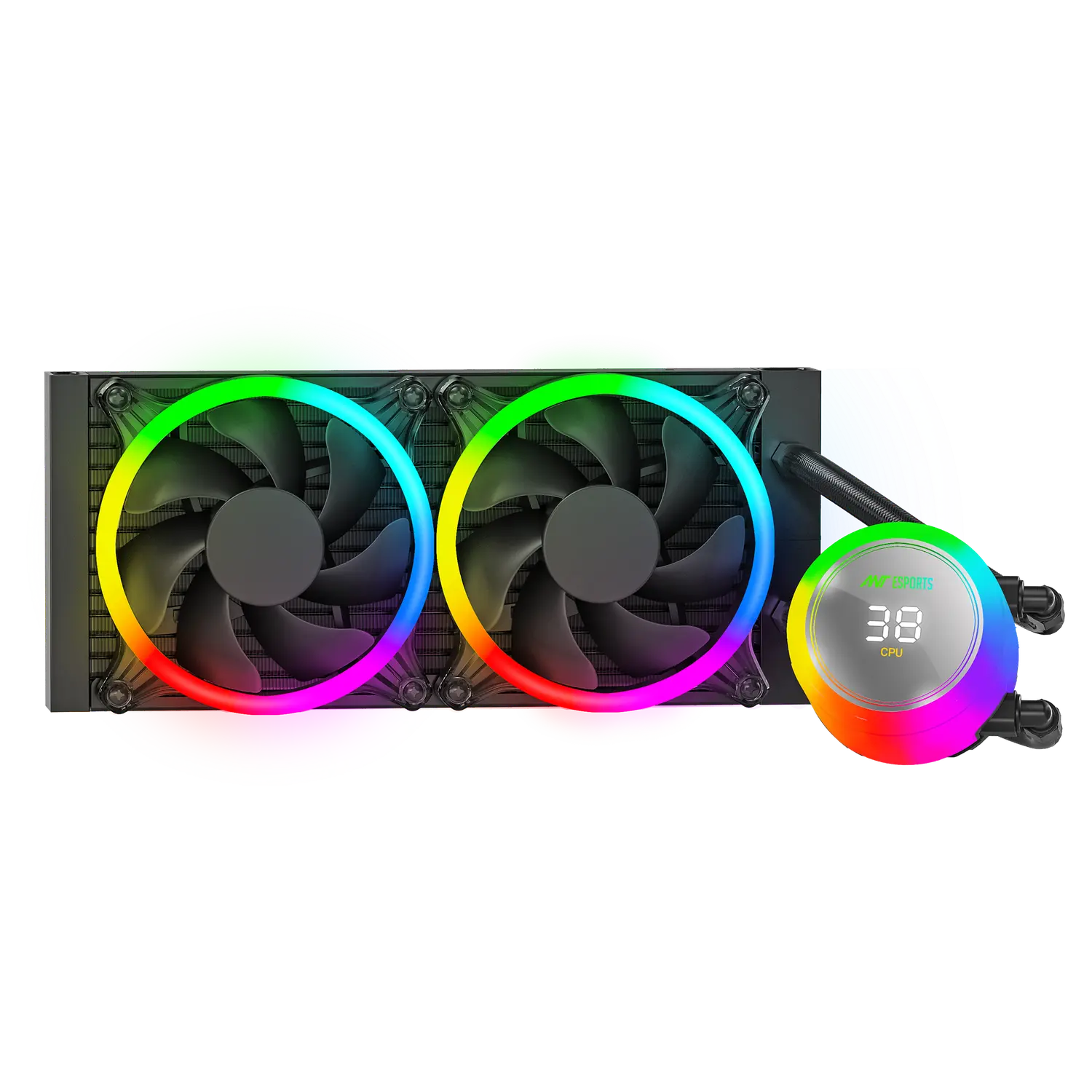 Ant Esports ICE-Chroma 240 ARGB — 240mm AIO Liquid CPU Cooler
