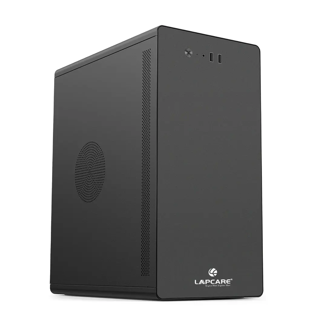 Lapcare Coperr-009 — Micro Tower PC Cabinet (Micro-ATX) with SMPS