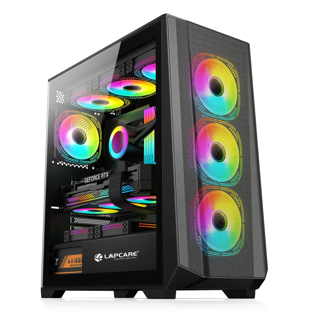 Lapcare Champ LGT-411 — Mid Tower PC Cabinet (E-ATX) with SMPS