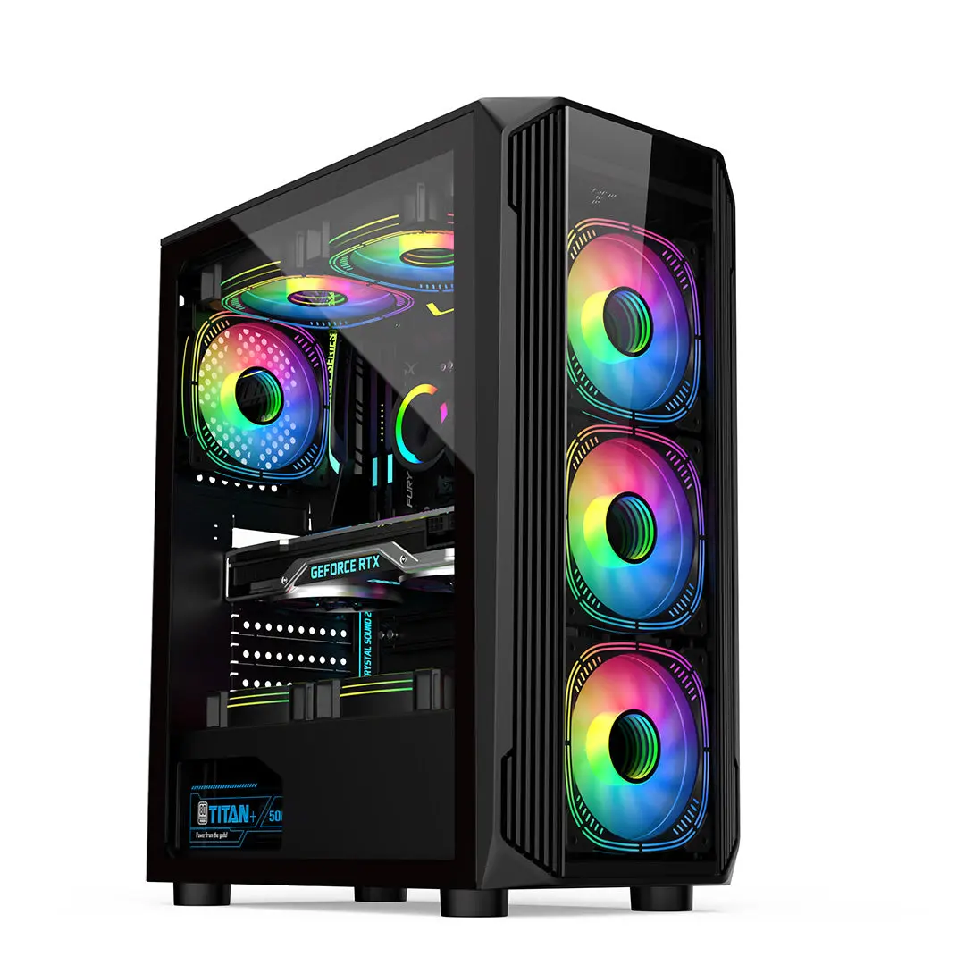 Lapcare Champ LGT-423 — Mid Tower PC Cabinet (ATX) with SMPS