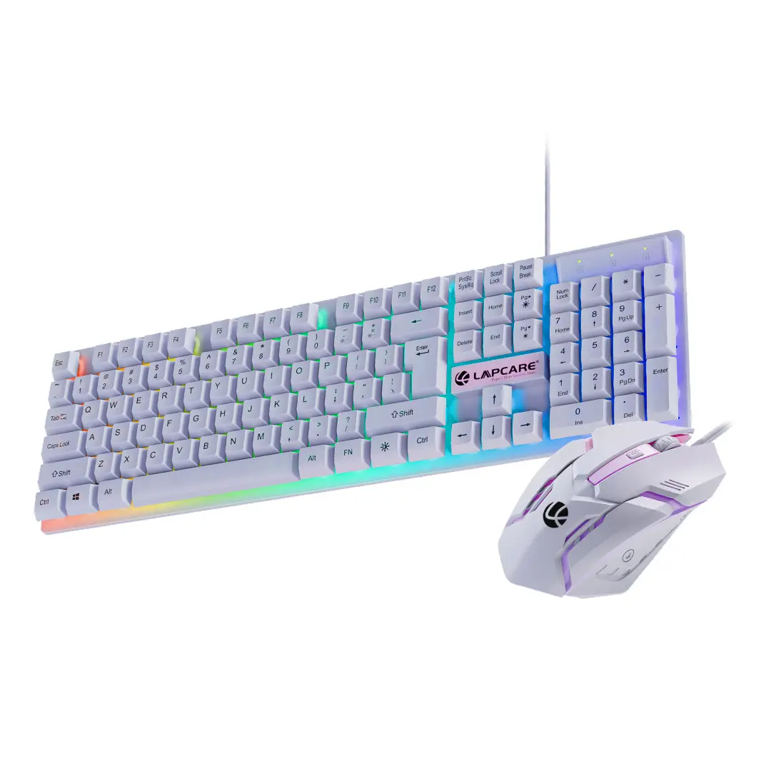 Lapcare Rapido (LGC-213) — Wired Keyboard + Mouse Combo, RGB