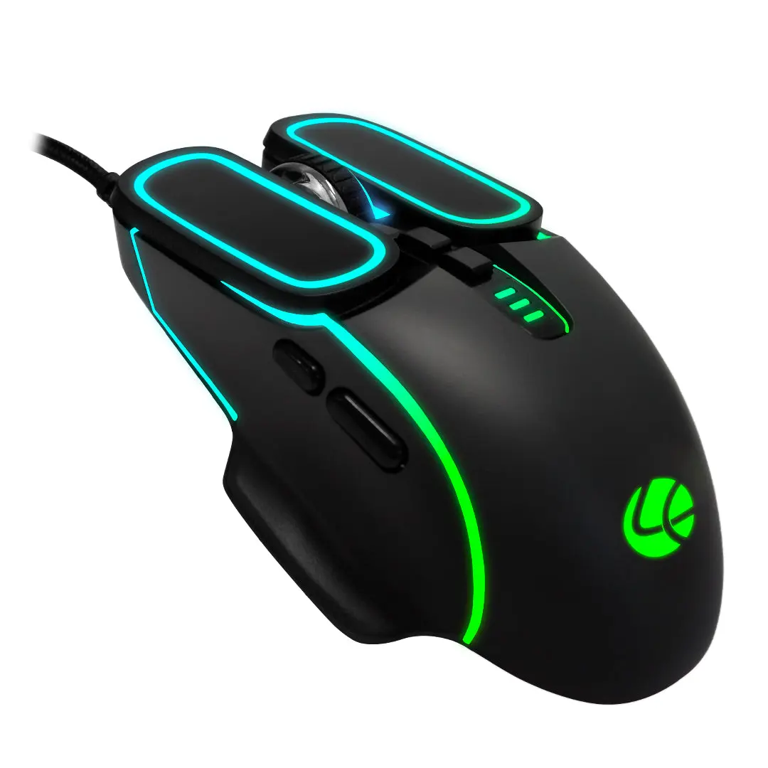 Lapcare Voyager Champ (LGM-201) — Wired Gaming Mouse, 7,200 DPI, RGB