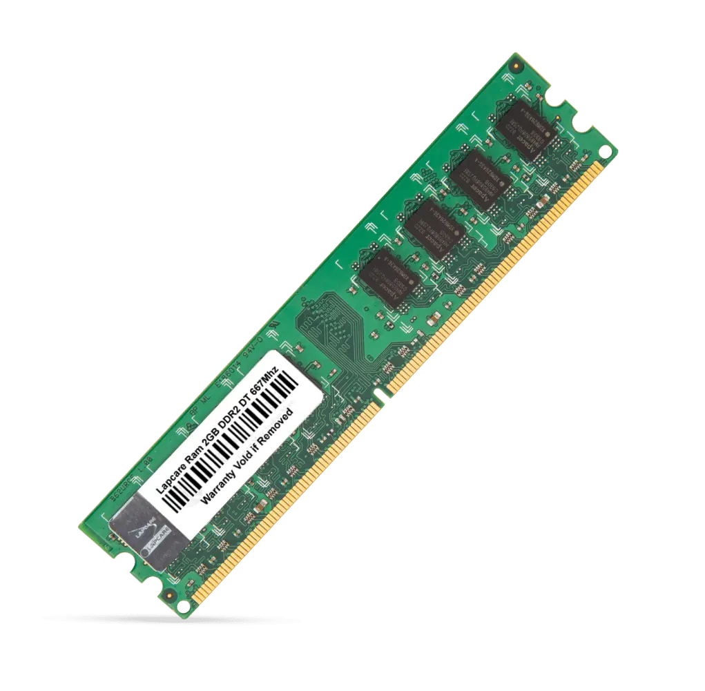 Lapcare DDR2 2 GB (1 × 2 GB) 667 MT/s CL5 Green Desktop Memory Module