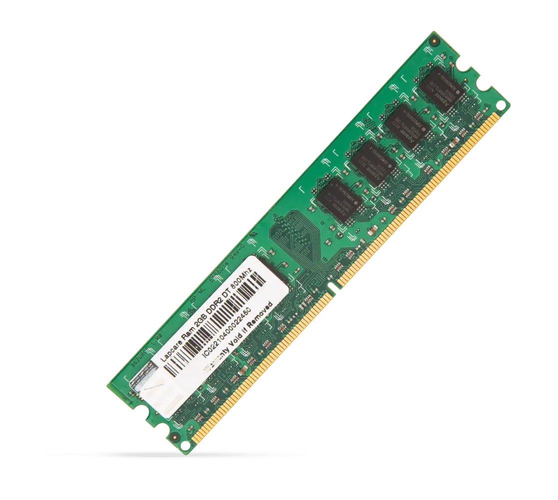 Lapcare DDR2 2 GB (1 × 2 GB) 800 MT/s CL6 Green Desktop Memory Module