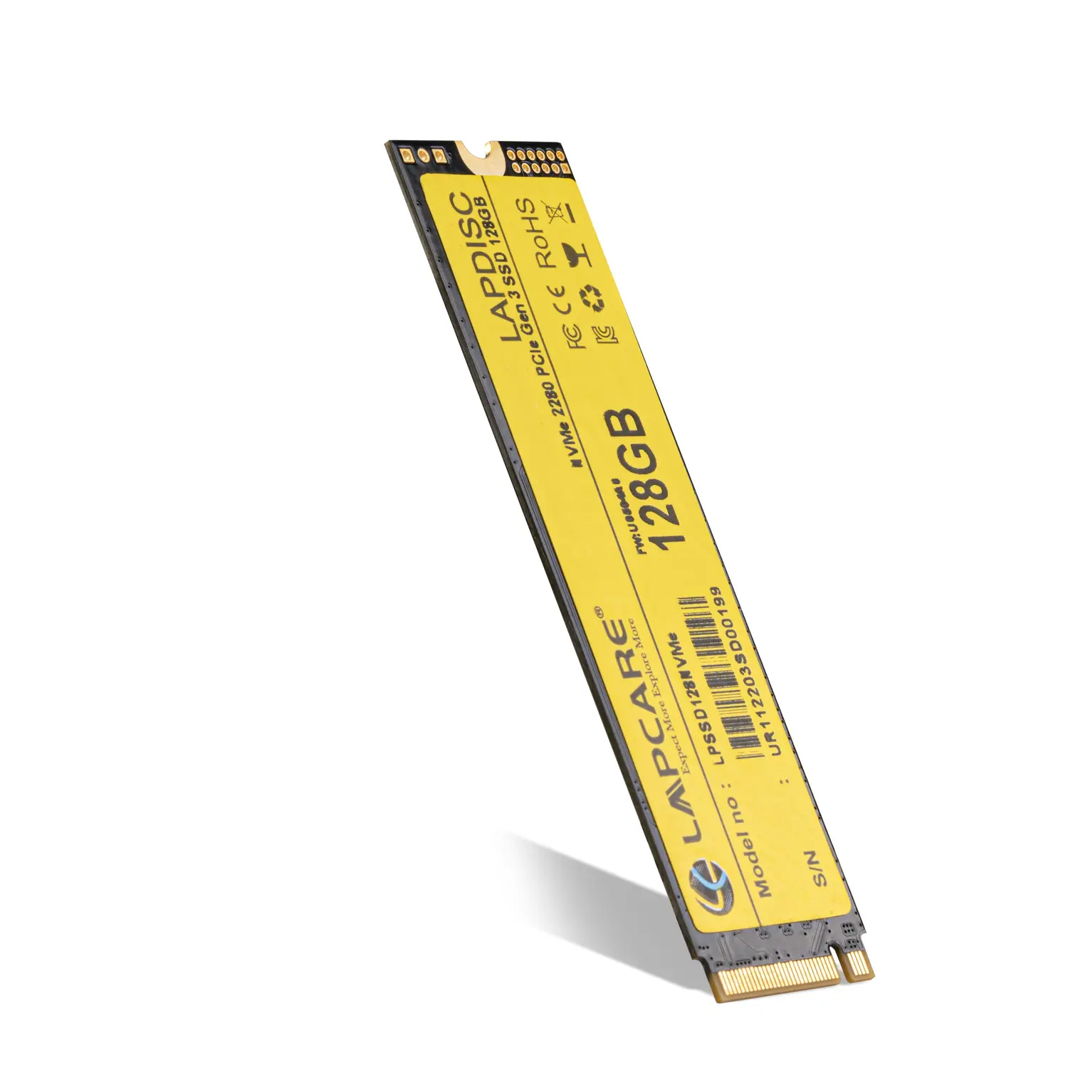 Lapcare LAPDISC 128 GB PCIe 3.0 NVMe M.2 2280 SSD