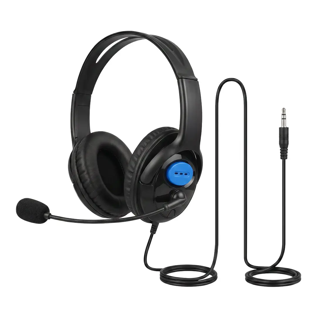 Lapcare LWS-004 Stereo Headset — Wired 3.5mm Office Headset, Fixed boom mic