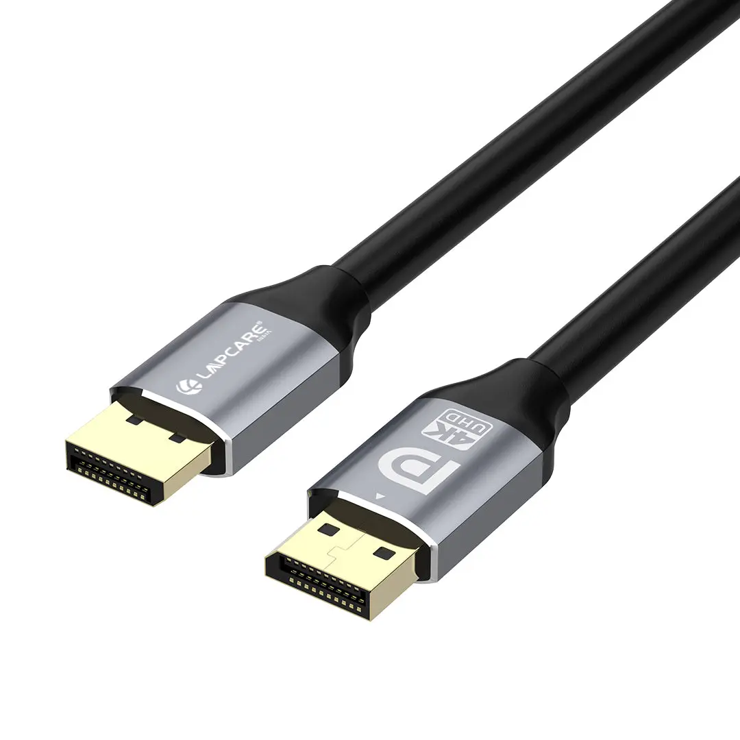 Lapcare DisplayPort to DisplayPort 4K Cable 1.8M — DisplayPort to DisplayPort, 4K UHD