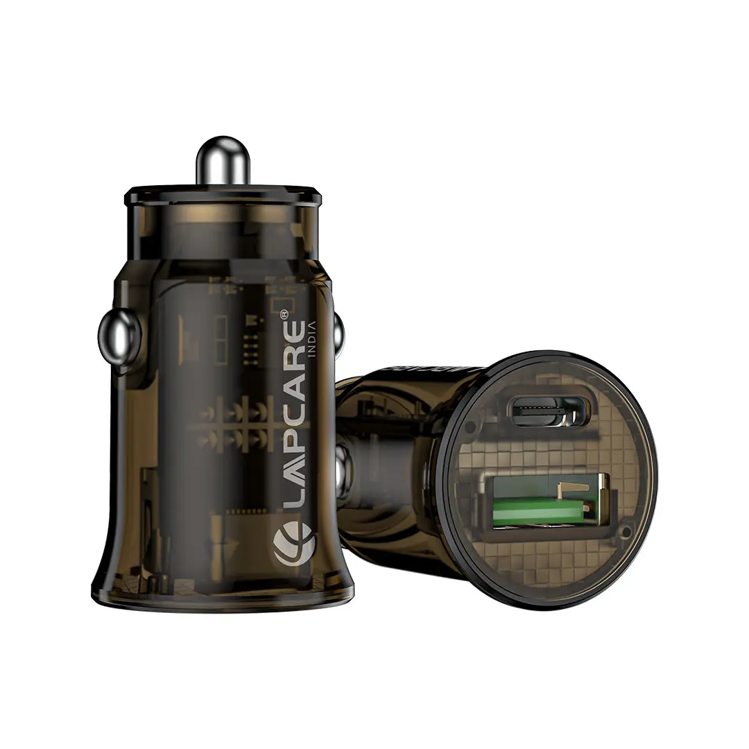 Lapcare CARGE 25 25W Dual Port Car Charger (LCC-414)