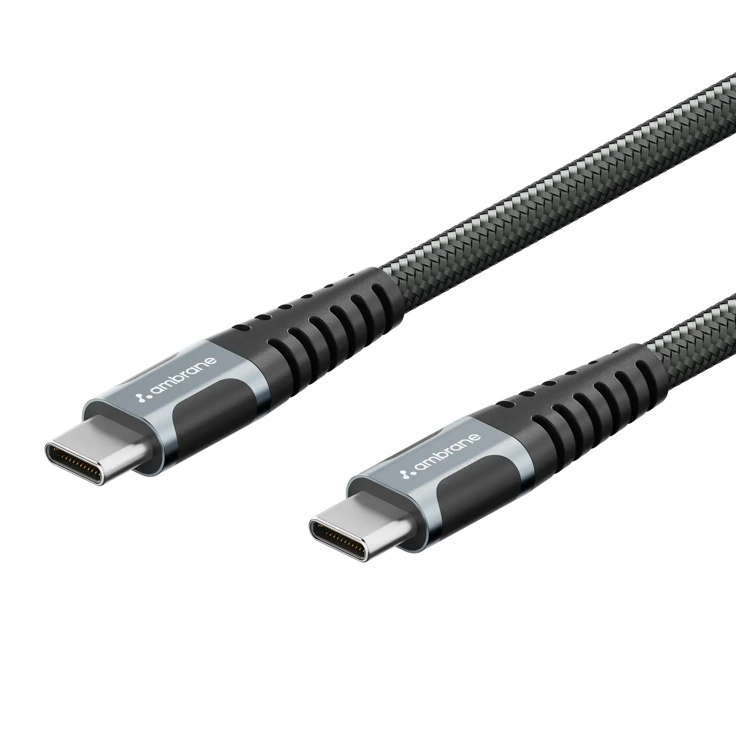 Ambrane ABCC-102 USB-C to USB-C Cable (20Gbps, 100W) — USB-C to USB-C (data + charge), USB 3.2 Gen 2x2