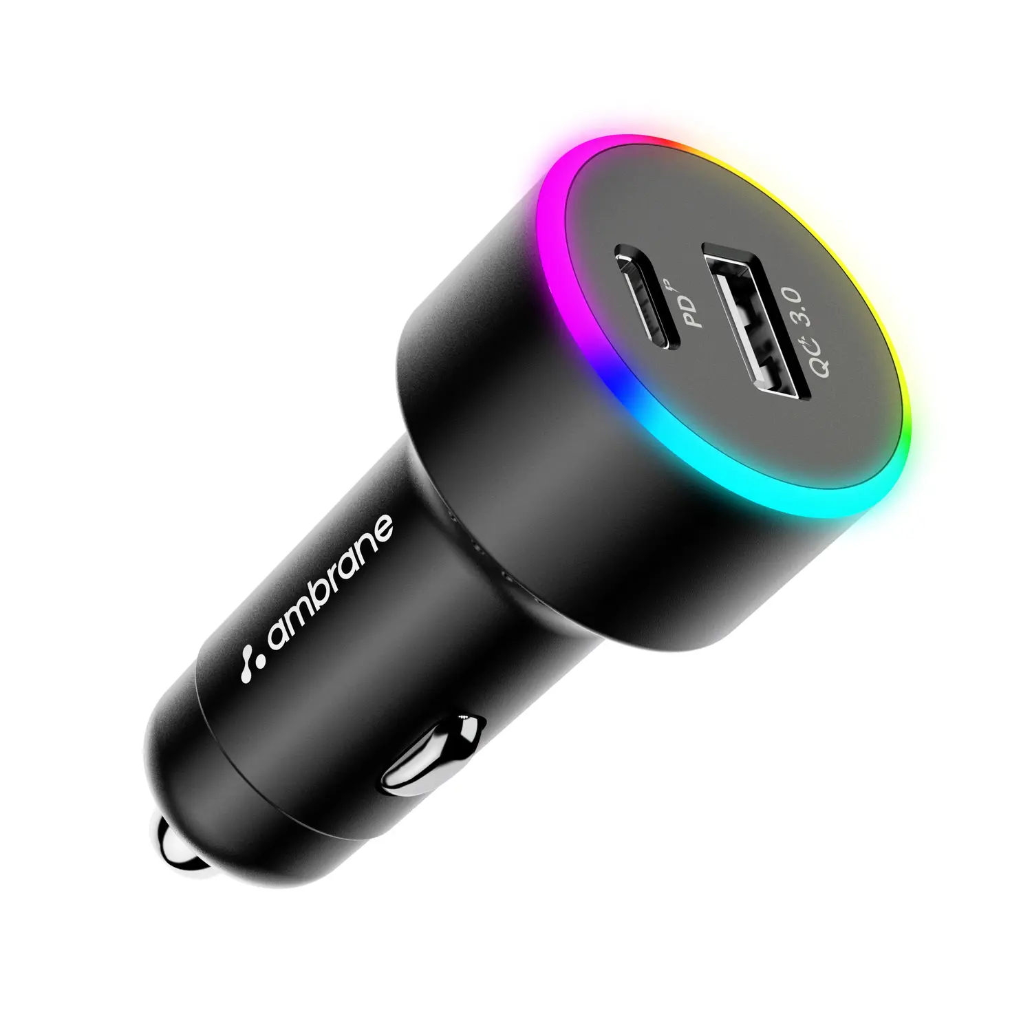 Ambrane C85R (85W Dual-Port Car Charger)