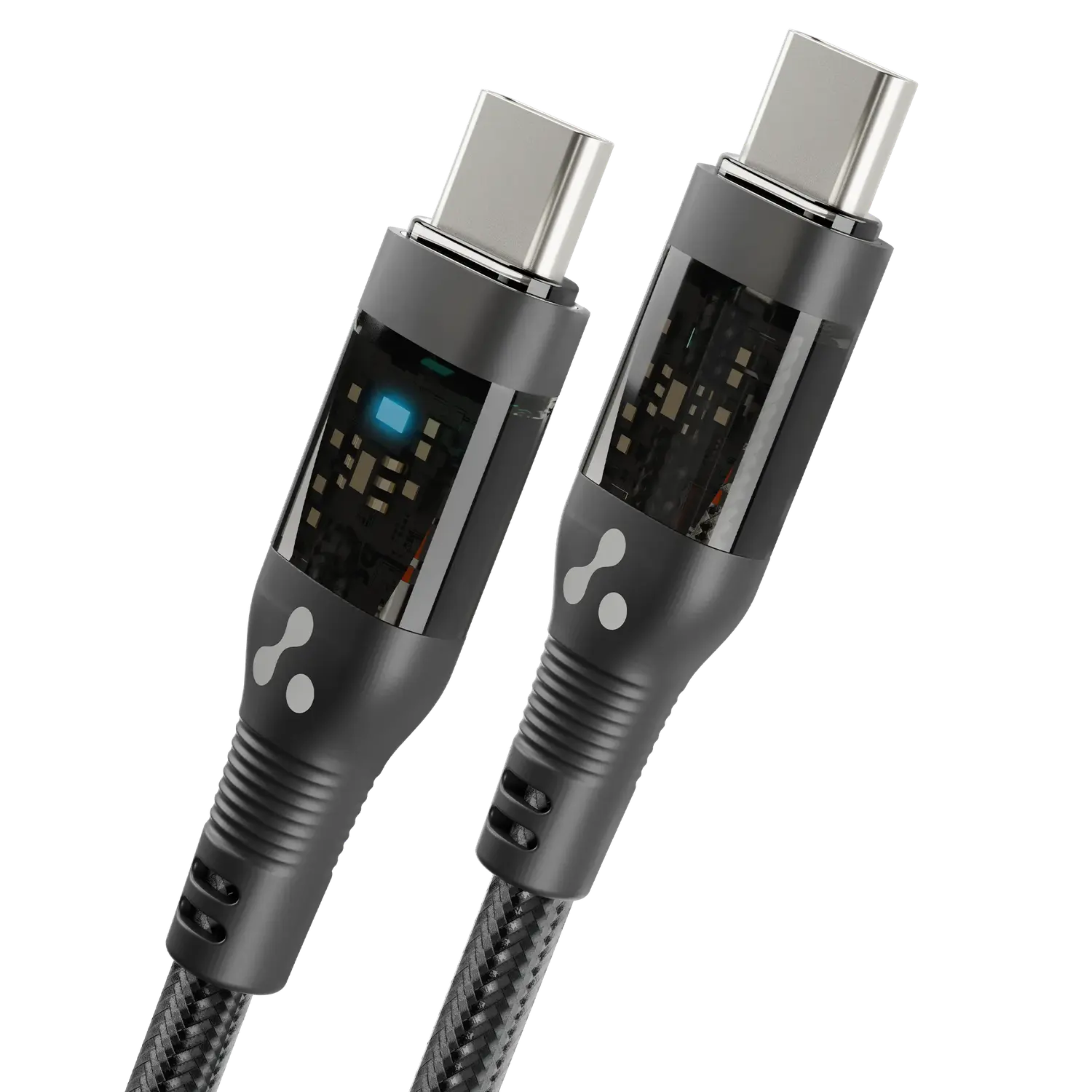 Ambrane 60W C to C Cable with LED Indicator (ABCC-12T)