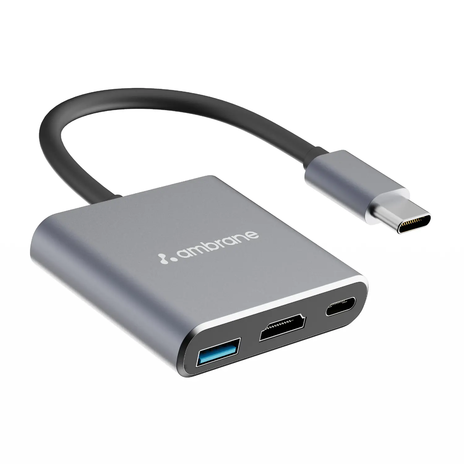 Ambrane E-Hub Pro (USB-C 3-in-1 multiport hub)