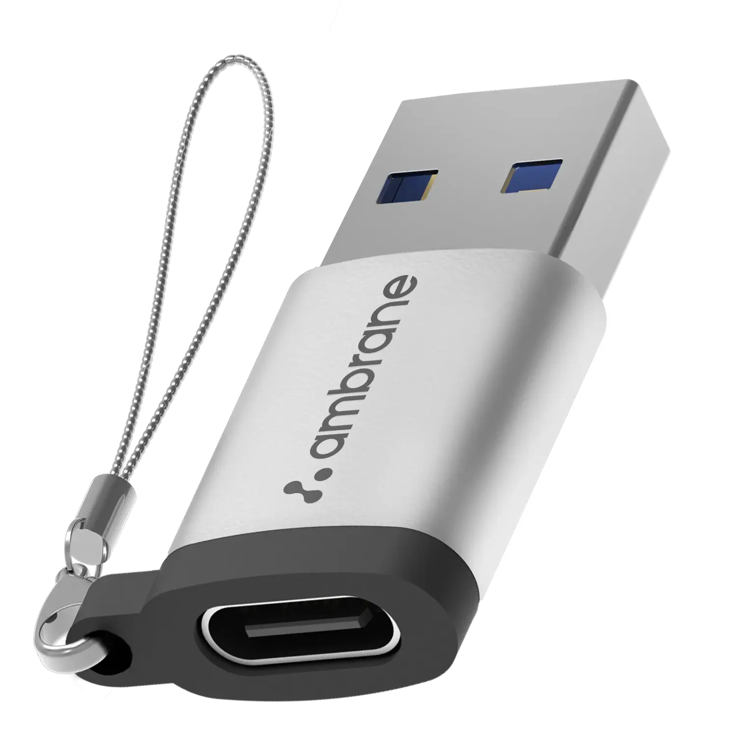 Ambrane AOTG-A1 USB Type C Female to USB Male OTG Adapter (USB 3.0)
