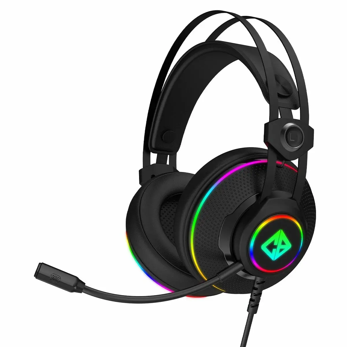 Cosmic Byte Proteus 7.1 — Wired USB Gaming Headset, 7.1 Surround, Detachable boom mic