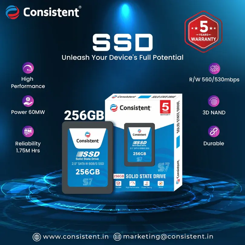 Consistent CTSSD 256 GB SATA 2.5" SSD