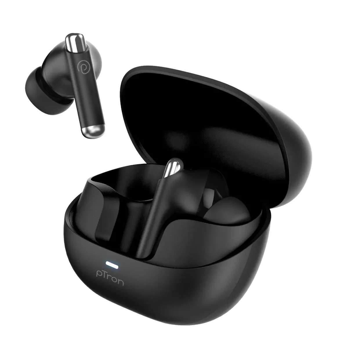 pTron Zenbuds Evo X5 — True Wireless Earbuds, 45 H Playback, ANC, IPX5