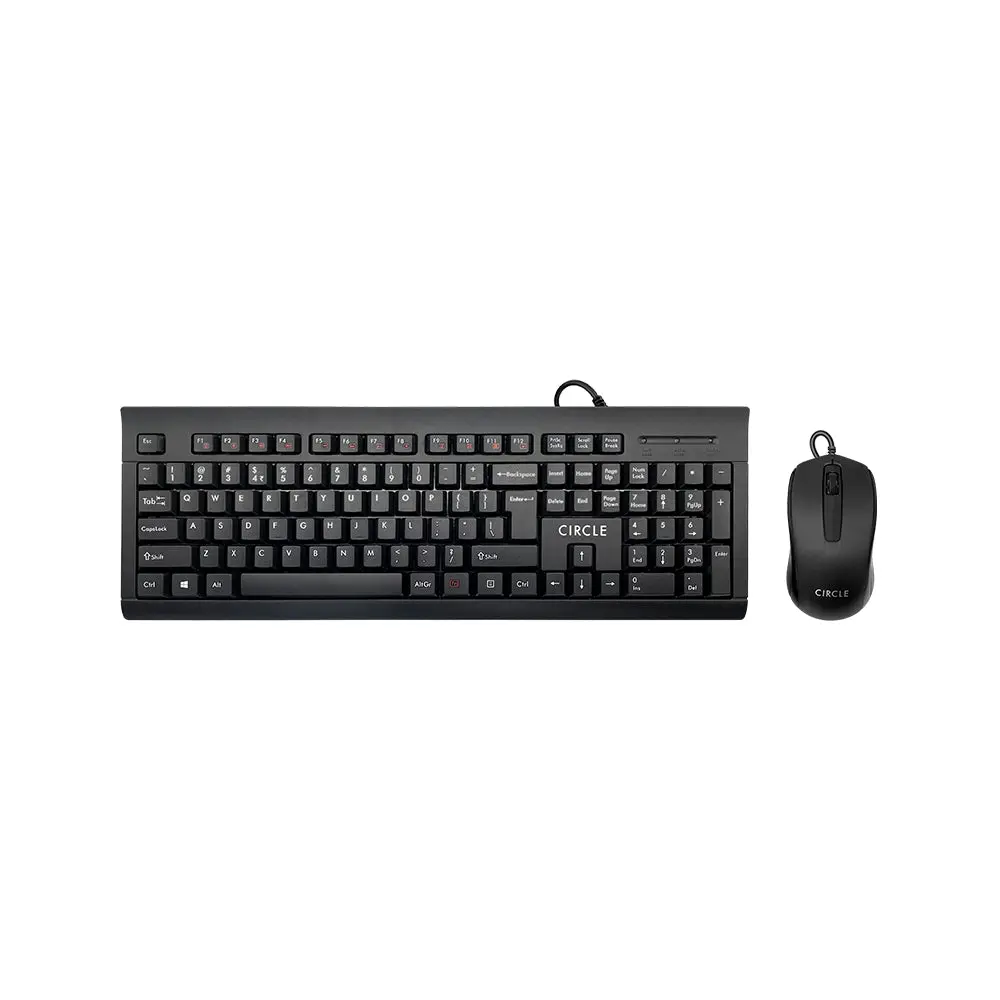 Circle C41 Combo — Wired Keyboard + Mouse Combo