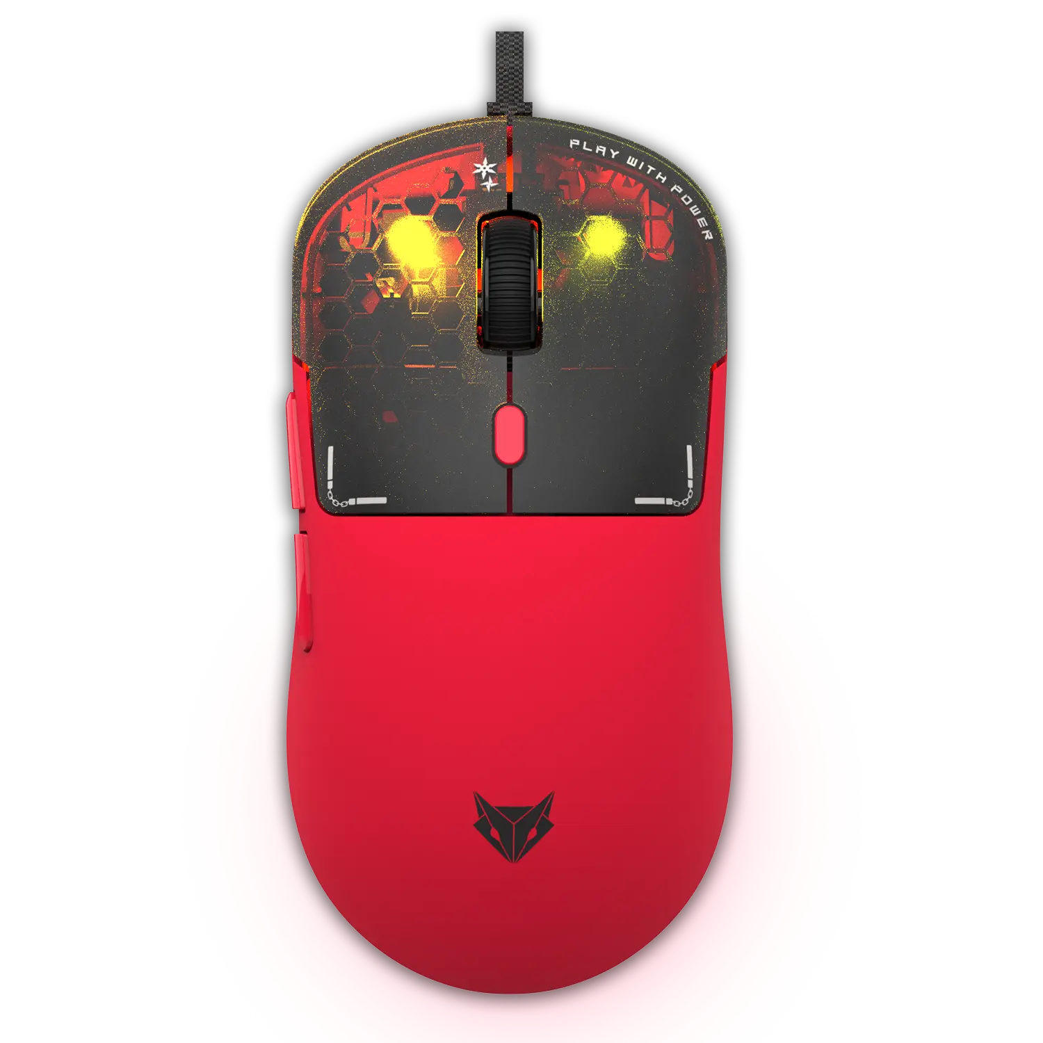 Amkette EvoFox Phantom Air Wired — Wired Gaming Mouse, 12,800 DPI, RGB, 54 g lightweight