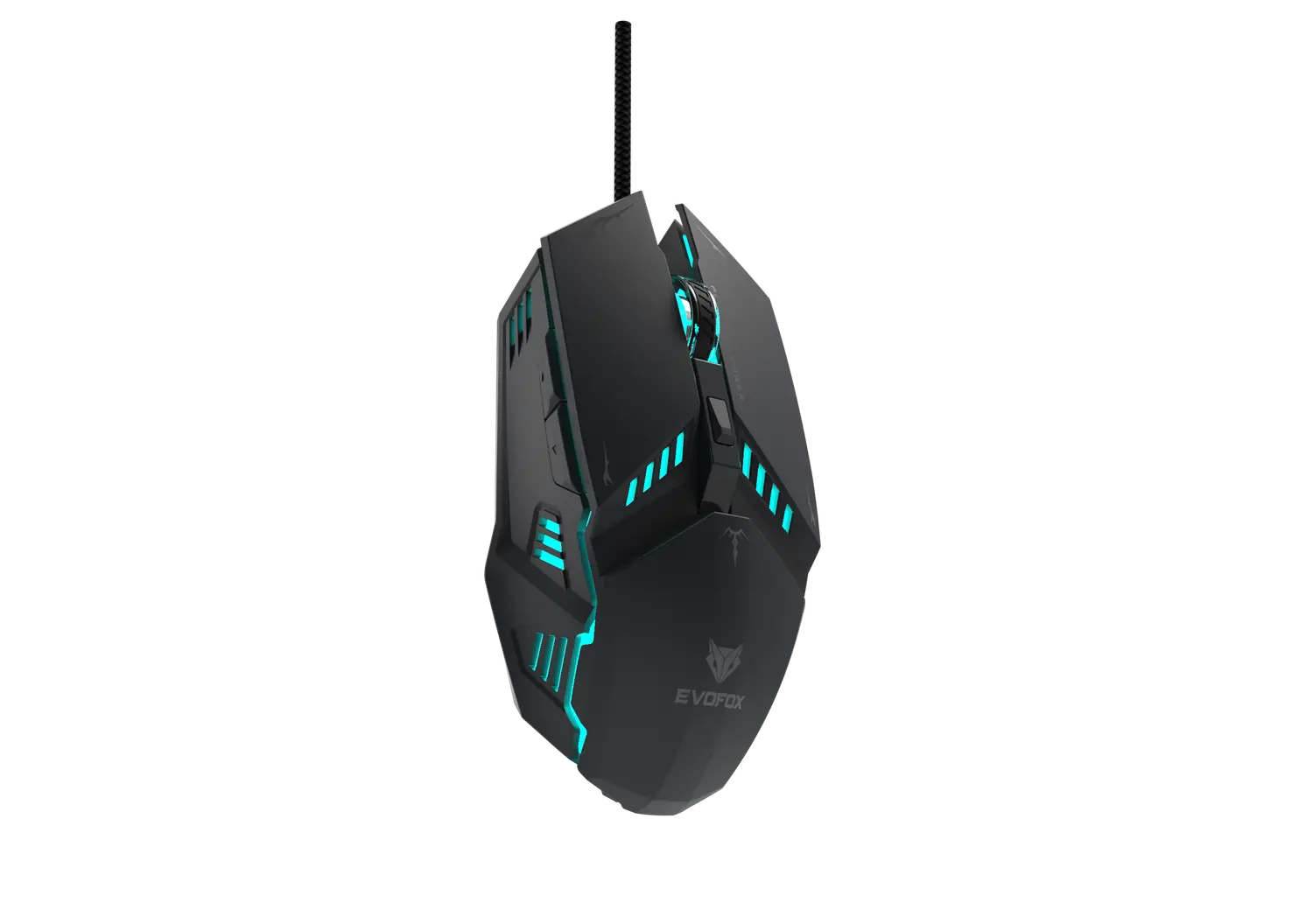 Amkette EvoFox Shadow Plus — Wired Gaming Mouse, 7,200 DPI