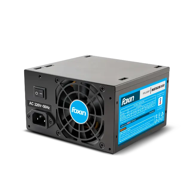 Foxin Nexus 500 500W — Uncertified Non-Modular Power Supply