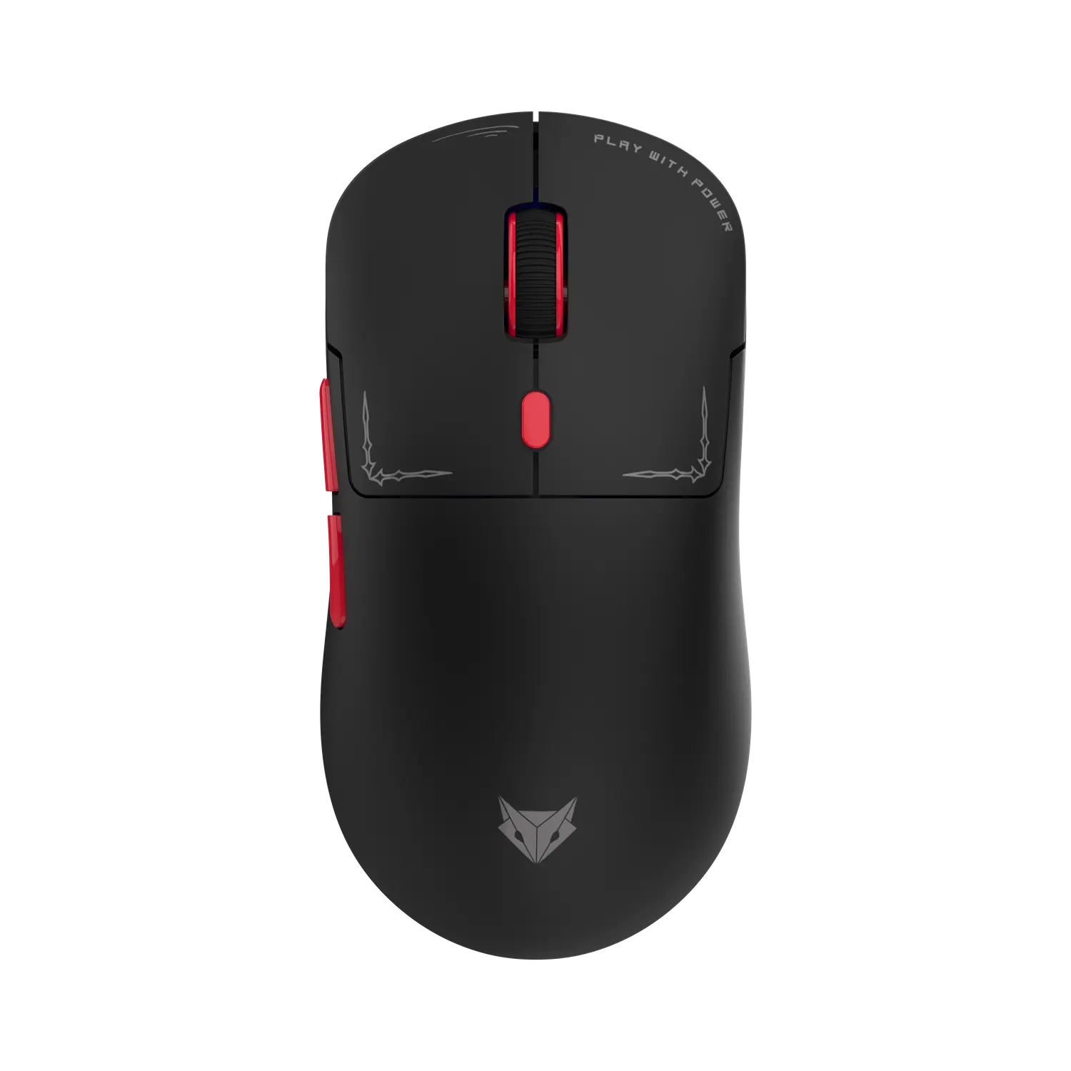 Amkette EvoFox Phantom Air Wireless — Multi-device Wireless Gaming Mouse, 12,800 DPI, RGB, 69 g lightweight