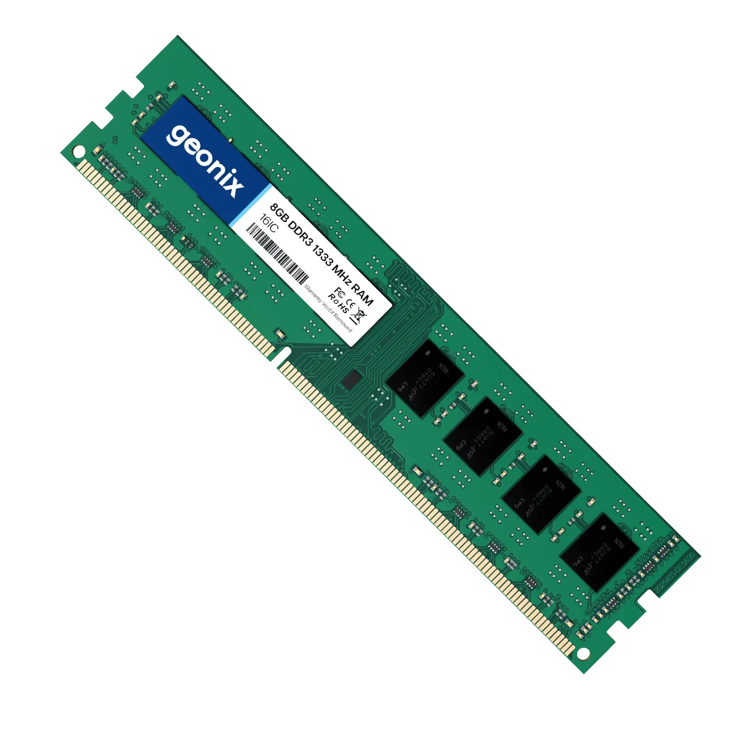 Geonix DDR3 8 GB (1 × 8 GB) 1333 MT/s CL9 Green Desktop Memory Module