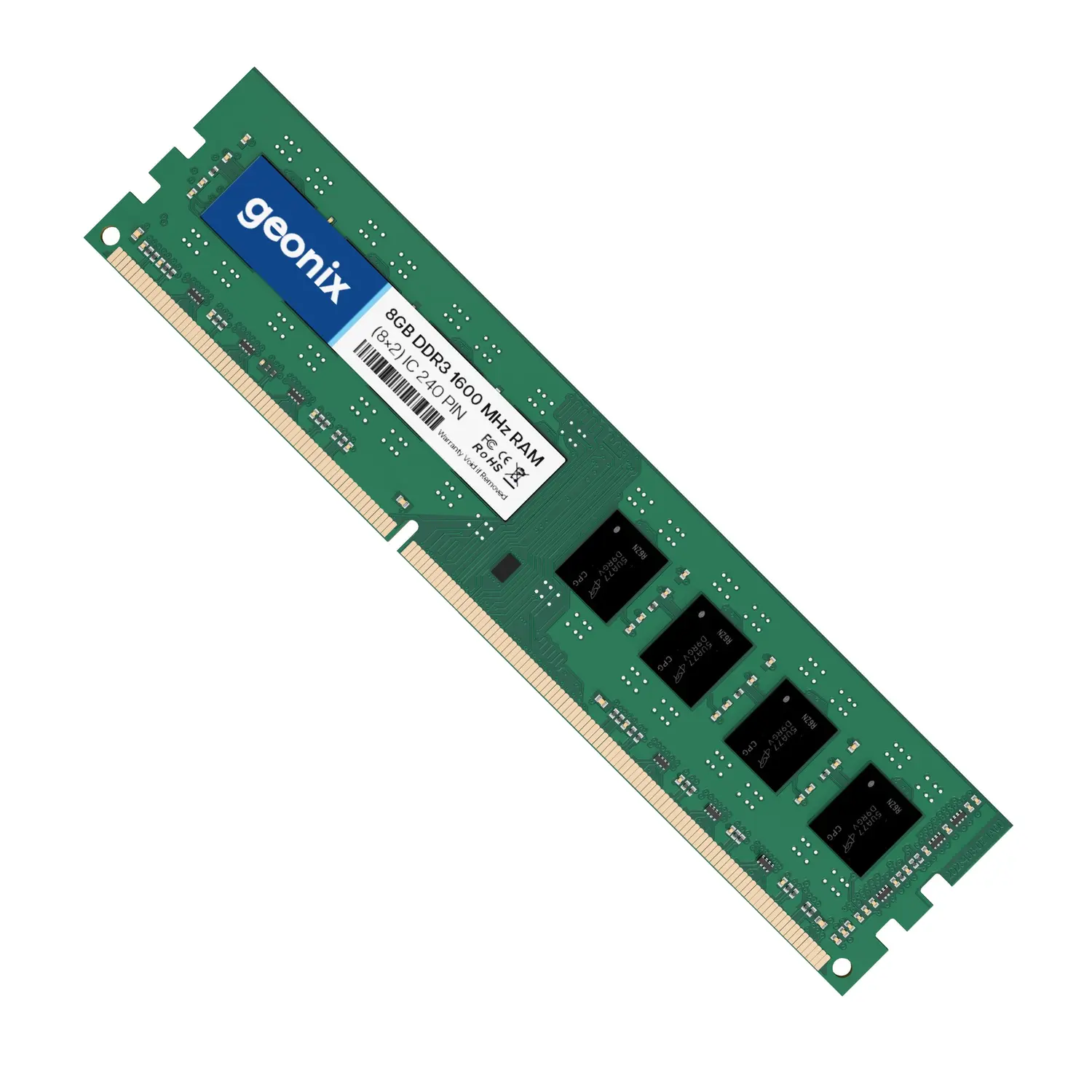 Geonix DDR3 8 GB (1 × 8 GB) 1600 MT/s CL11 Green Desktop Memory Module