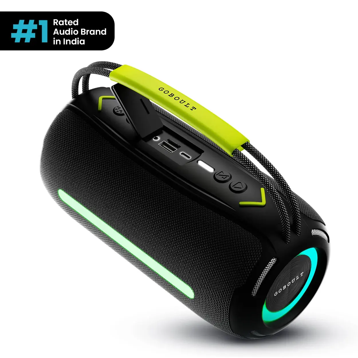 Boult BassBox Groove 20 — Bluetooth Speaker, 20 W, IPX5, 8 H