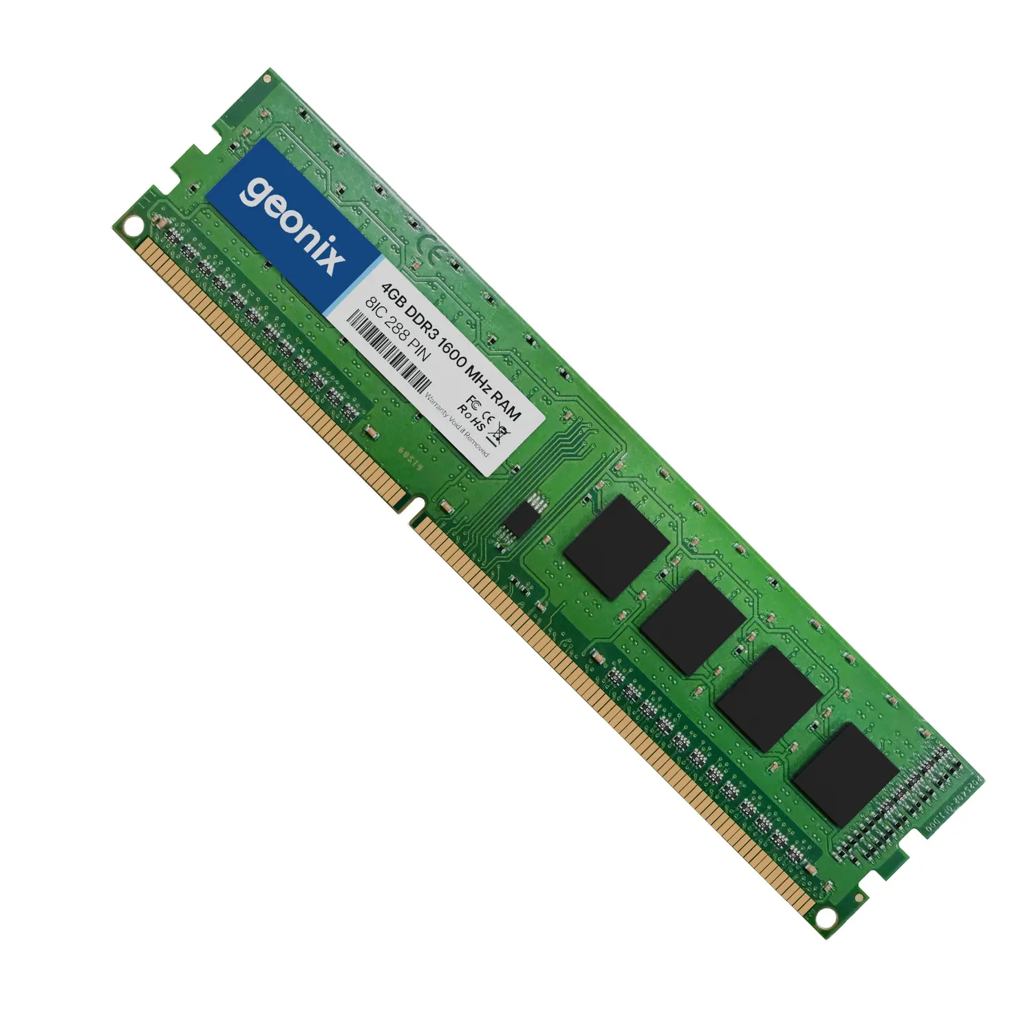 Geonix DDR3 4 GB (1 × 4 GB) 1600 MT/s CL11 Green Laptop Memory Module (SO-DIMM)