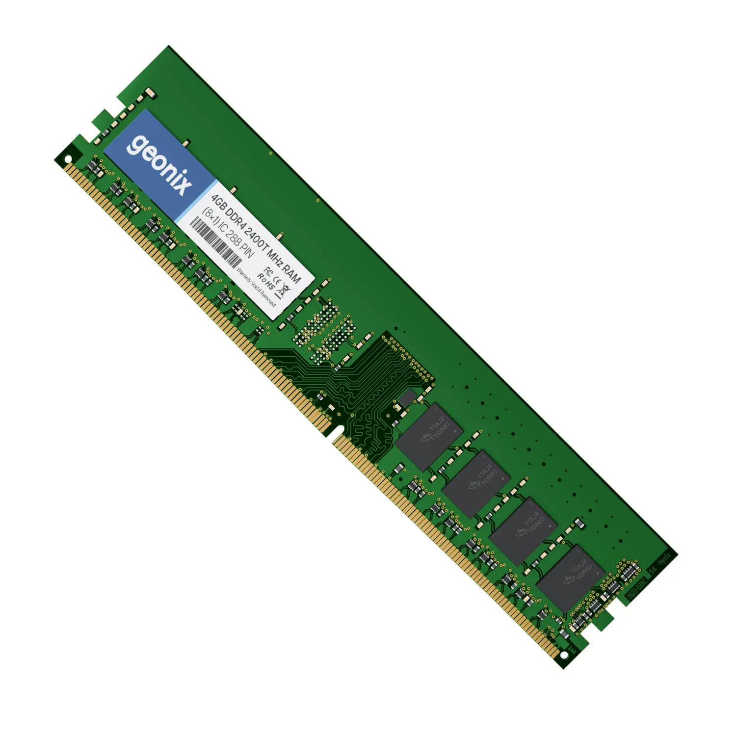 Geonix DDR4 4 GB (1 × 4 GB) 2400 MT/s CL17 Green Laptop Memory Module (SO-DIMM)