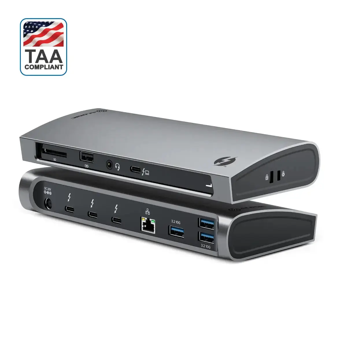 Alogic Thunderbolt 4 BLAZE Docking Station — Thunderbolt 4 / USB4, Dual 4K (single 8K capable)